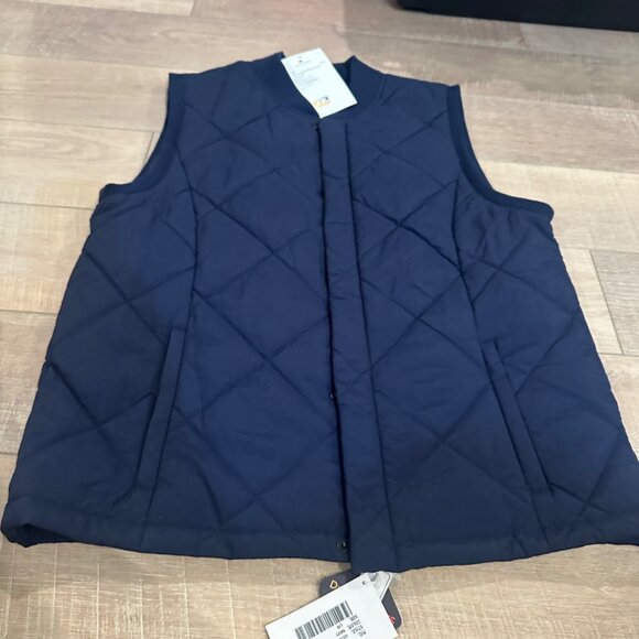 ULTRACLUB LARGE MENS NAVY BLUE VEST QUILTED NEW - Picture 2 of 13